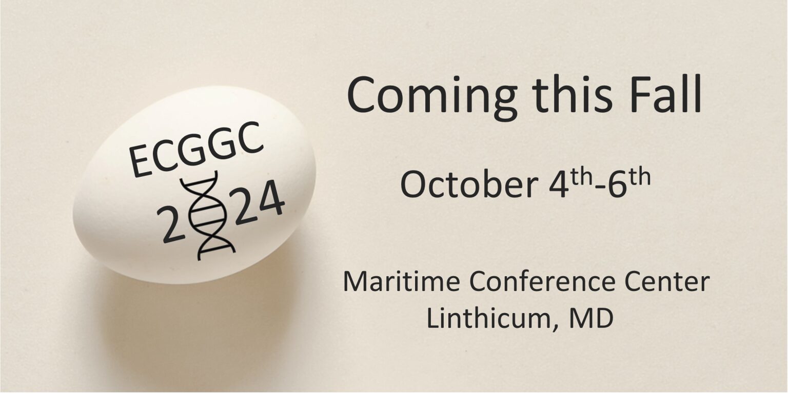 East Coast Genetic Genealogy Conference coming up